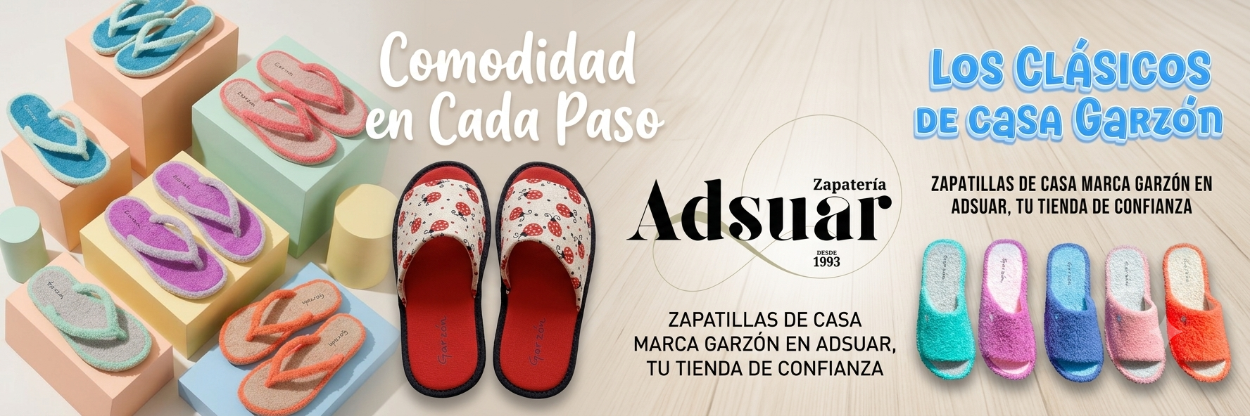 Siente el confort de Garzón con la garantía de Adsuar, tu comercio de siempre